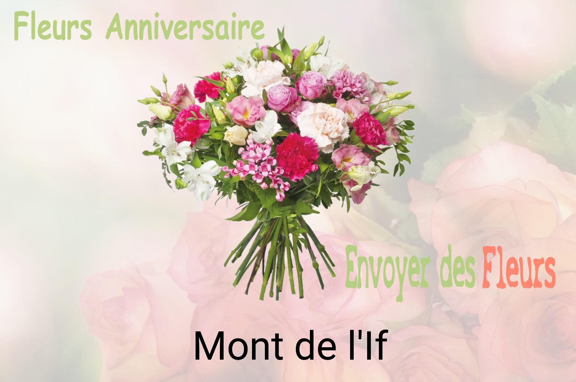 Bouquet de fleurs d’anniversaire livré à Mont-de-l'If
