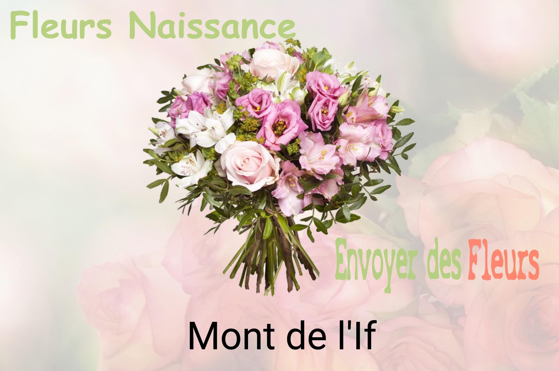 Bouquet de fleurs de naissance livré à Mont-de-l'If